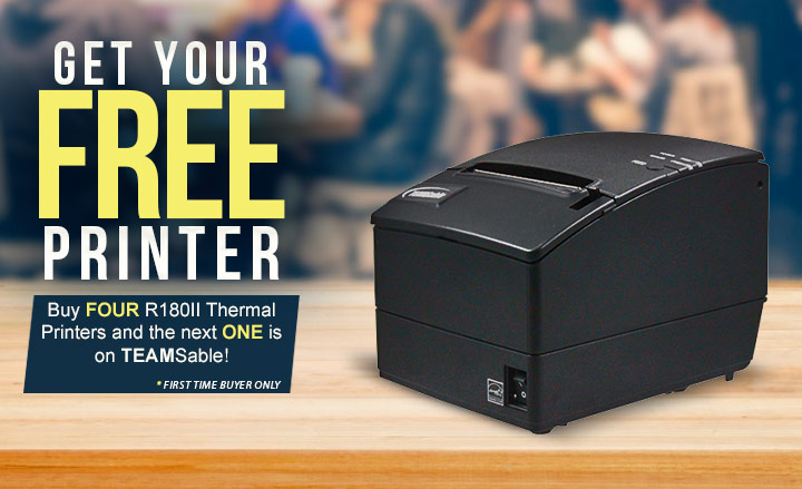 4 for 1 Thermal Printer Promotion