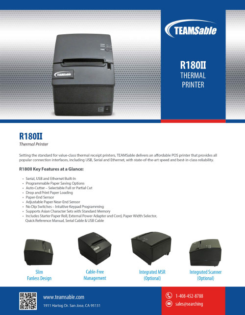 R180II Brochure R180II Brochure