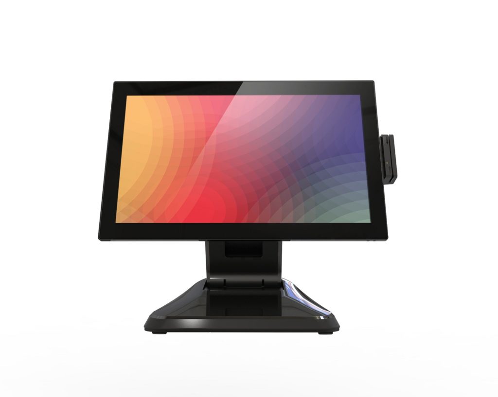 15N-Blk_Fnt-MSR 15″ Android POS System
